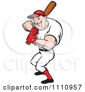 Poster, Art Print Of Happy Baseball Player At Bat