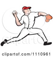 Baseball Player Pitcher Throwing