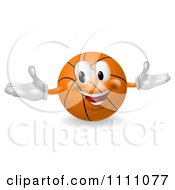 Poster, Art Print Of 3d Happy Basketball Mascot