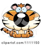 Cute Happy Tiger Cub