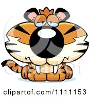 Poster, Art Print Of Cute Depressed Tiger Cub