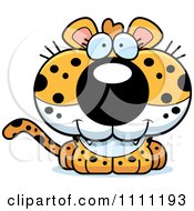 Poster, Art Print Of Cute Happy Leopard Cub