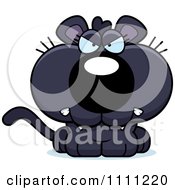 Poster, Art Print Of Cute Angry Panther Cub