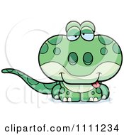 Cute Drunk Gecko Lizard