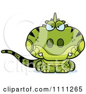 Poster, Art Print Of Cute Mad Iguana Lizard