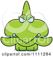 Clipart Cute Angry Pterodactyl Dinosaur Royalty Free Vector Illustration by Cory Thoman