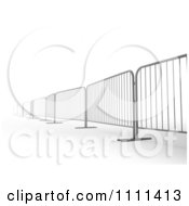 Poster, Art Print Of 3d Metal Security Barriers