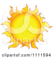 Clipart Cheerful Sun Royalty Free Vector Illustration