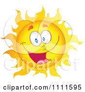 Poster, Art Print Of Cheerful Sun Mascot