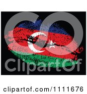 Zzerbaijan Flag Kiss On Black