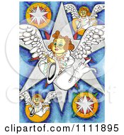 Poster, Art Print Of Angels With Stars