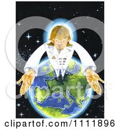 Poster, Art Print Of The Antichrist Standing On Earth