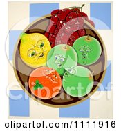 Poster, Art Print Of Fruit Talking In A Bowl