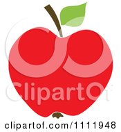 Poster, Art Print Of Red Apple 1