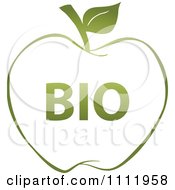 Poster, Art Print Of Green Bio Apple 2