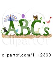 Poster, Art Print Of Abc Letters With Birds