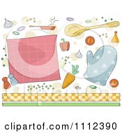 Poster, Art Print Of Cooking And Border Design Elements