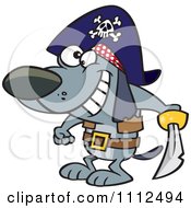 Pirate Dog Holding A Sword
