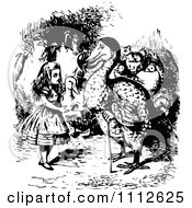 Clipart Alice Talking To The Dodo In Wonderland Royalty Free Vector Illustration by Prawny Vintage