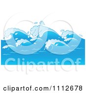 Poster, Art Print Of Blue Ocean Waves