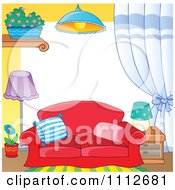 Poster, Art Print Of Frame Of A Couch And Household Items