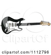 Black Fender Stratocaster Electric Guitar