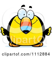 Clipart Happy Smiling Toucan Bird Royalty Free Vector Illustration