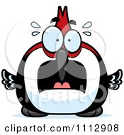 Frightened Woodpecker Bird