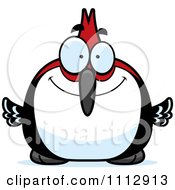 Happy Smiling Woodpecker Bird