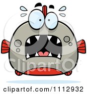 Frightened Piranha Fish