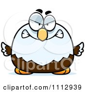 Clipart Angry Bald Eagle Royalty Free Vector Illustration