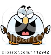 Clipart Sly Bald Eagle Royalty Free Vector Illustration