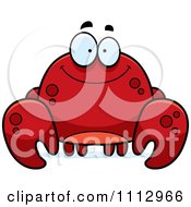 Poster, Art Print Of Happy Smiling Crab