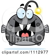 Clipart Excited Viperfish Royalty Free Vector Illustration