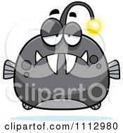 Clipart Depressed Viperfish Royalty Free Vector Illustration