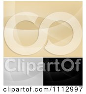 Clipart Abstract Tan Gray And Black Backgrounds Royalty Free Vector Illustration