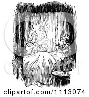 Clipart Ebenezer Scrooge Being Visited By The Ghost Of Christmas Past Royalty Free Vector Illustration by Prawny Vintage