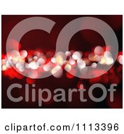 Clipart Red And Gold Bokeh Christmas Lights Background Royalty Free CGI Illustration