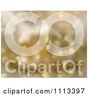 Poster, Art Print Of Gold Sparkling Bokeh Christmas Lights Background