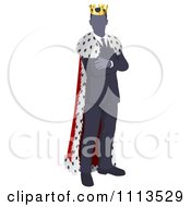 Poster, Art Print Of Faceless Business King With Folded Arms
