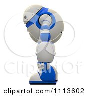 Clipart 3d Rogi Robot In Profile Royalty Free CGI Illustration