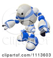 Poster, Art Print Of 3d Rogi Robot Waving 1