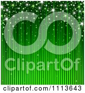 Poster, Art Print Of Background Of Sparkles And Green Streaks