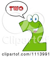 Poster, Art Print Of Talking Green Two Mascot 2