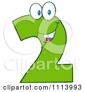 Clipart Green 2 Mascot Royalty Free Vector Illustration