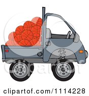 Kei Truck With Basketballs