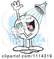 Poster, Art Print Of Moodie Character Singing In The Shower