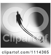 Clipart 3d Businessman With A Long Shadow Royalty Free CGI Illustration by Mopic