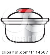 Clipart Shiny Pot Royalty Free Vector Illustration