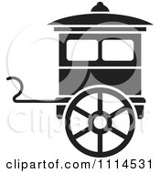 Poster, Art Print Of Black And White Carriage